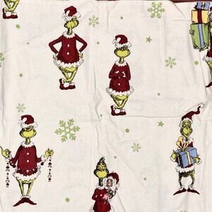 NEW Dr. Seuss The Grinch  4-pc FULL SIZE Cotton Flannel Sheet Set  Christmas